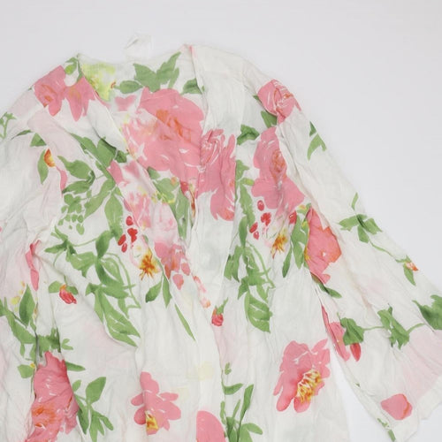 PLUM PRETTY SUGAR Womens Multicoloured Floral  Top Gown Size S