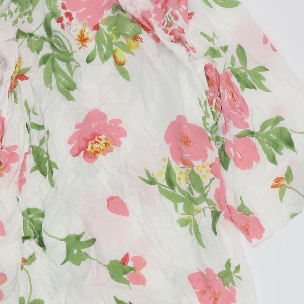 PLUM PRETTY SUGAR Womens Multicoloured Floral  Top Gown Size S