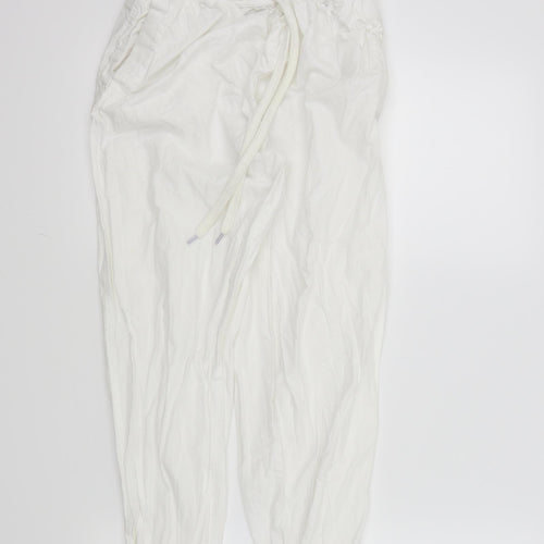 Cape Cod Womens White   Jogger Trousers Size M L23 in