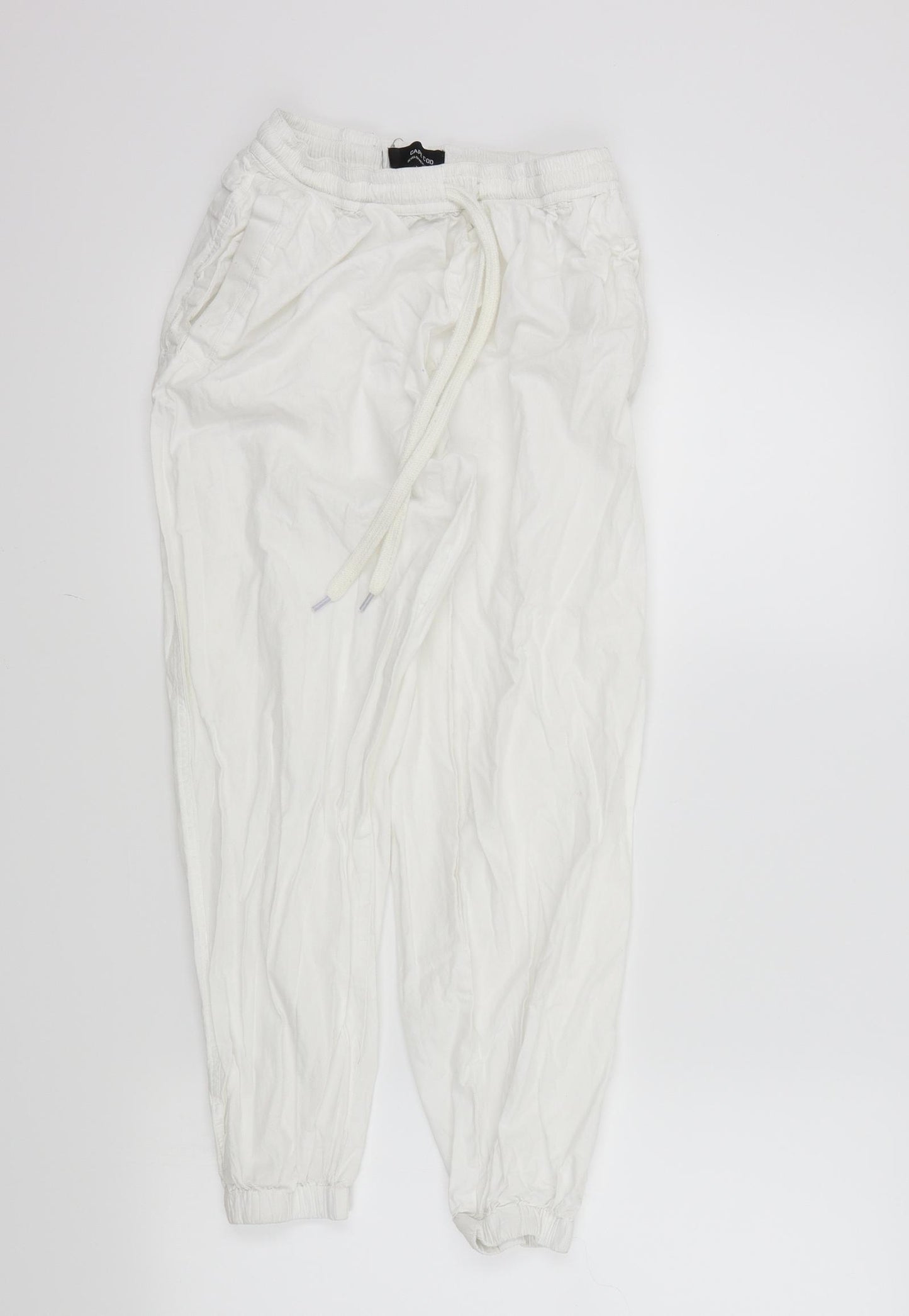 Cape Cod Womens White   Jogger Trousers Size M L23 in