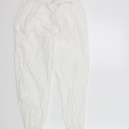 Cape Cod Womens White   Jogger Trousers Size M L23 in