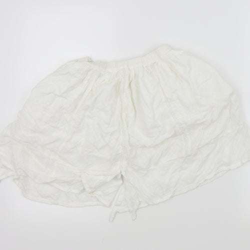 NEXT Girls White Colourblock  Flare Skirt Size 8 Years
