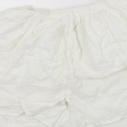 NEXT Girls White Colourblock  Flare Skirt Size 8 Years