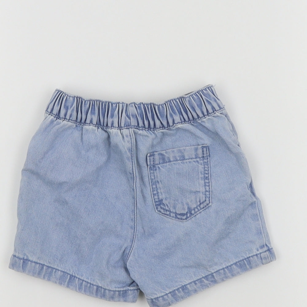 TU Girls Blue   Bermuda Shorts Size 2 Years - frill