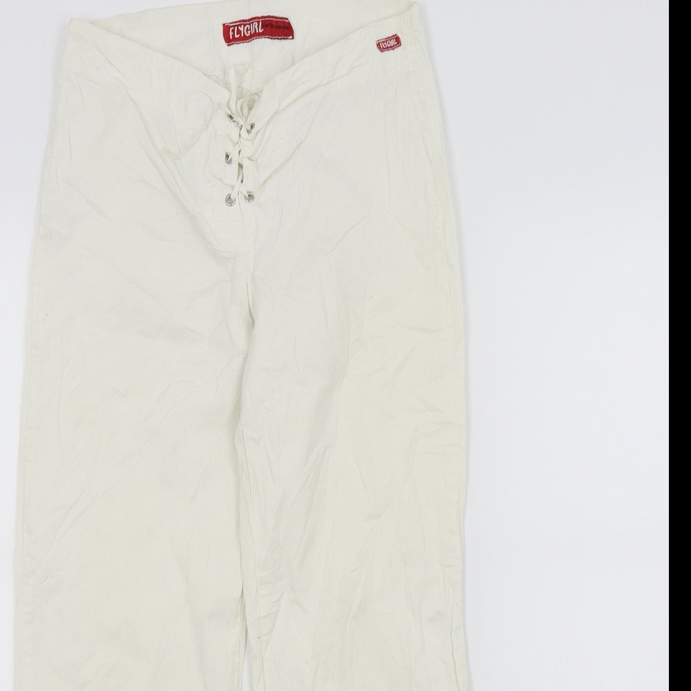 flygirl Girls White   Bloomer Trousers Size 12 Years