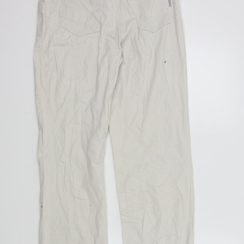 Preworn Womens Beige   Trousers  Size 40 L28 in