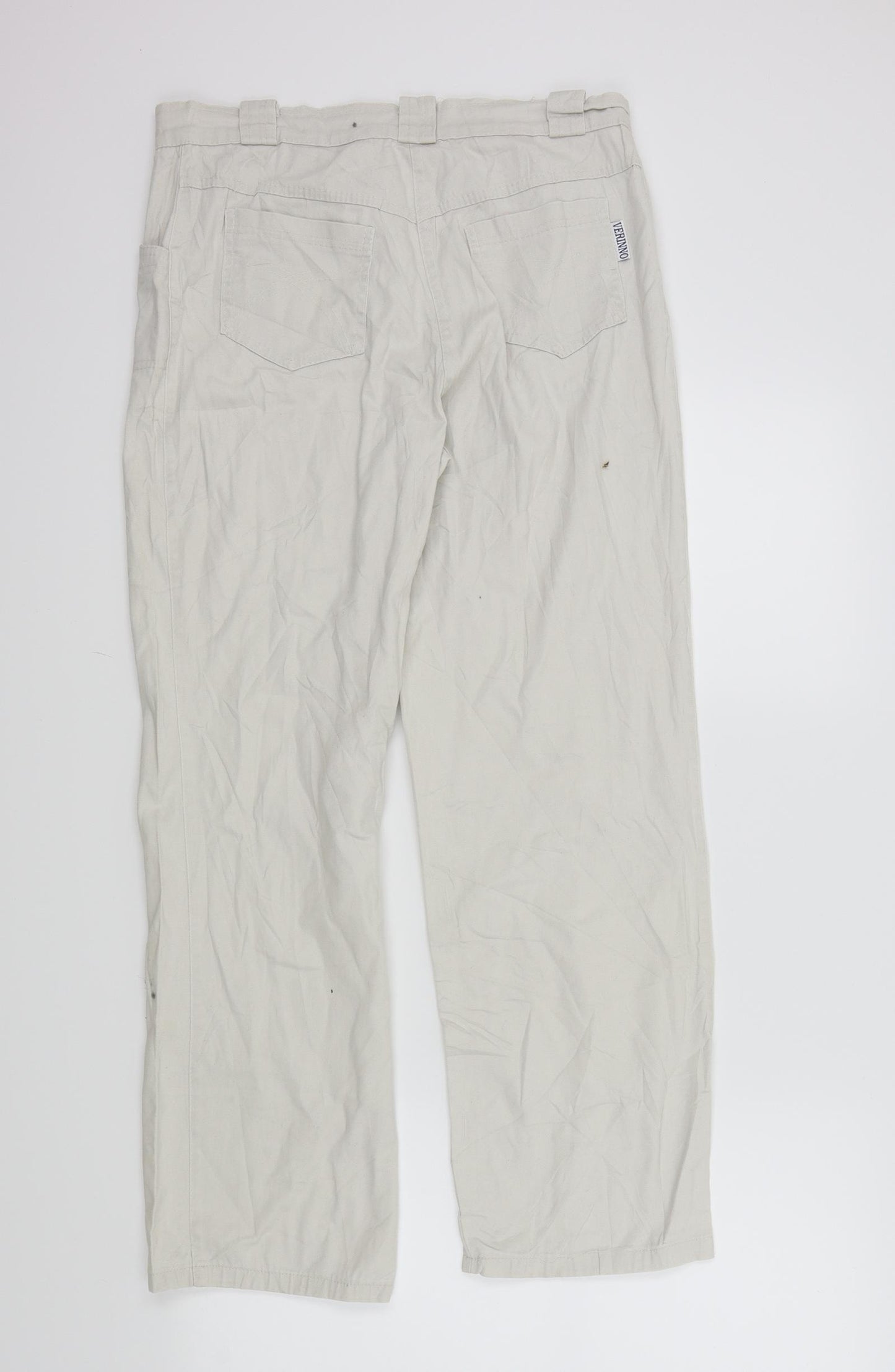 Preworn Womens Beige   Trousers  Size 40 L28 in