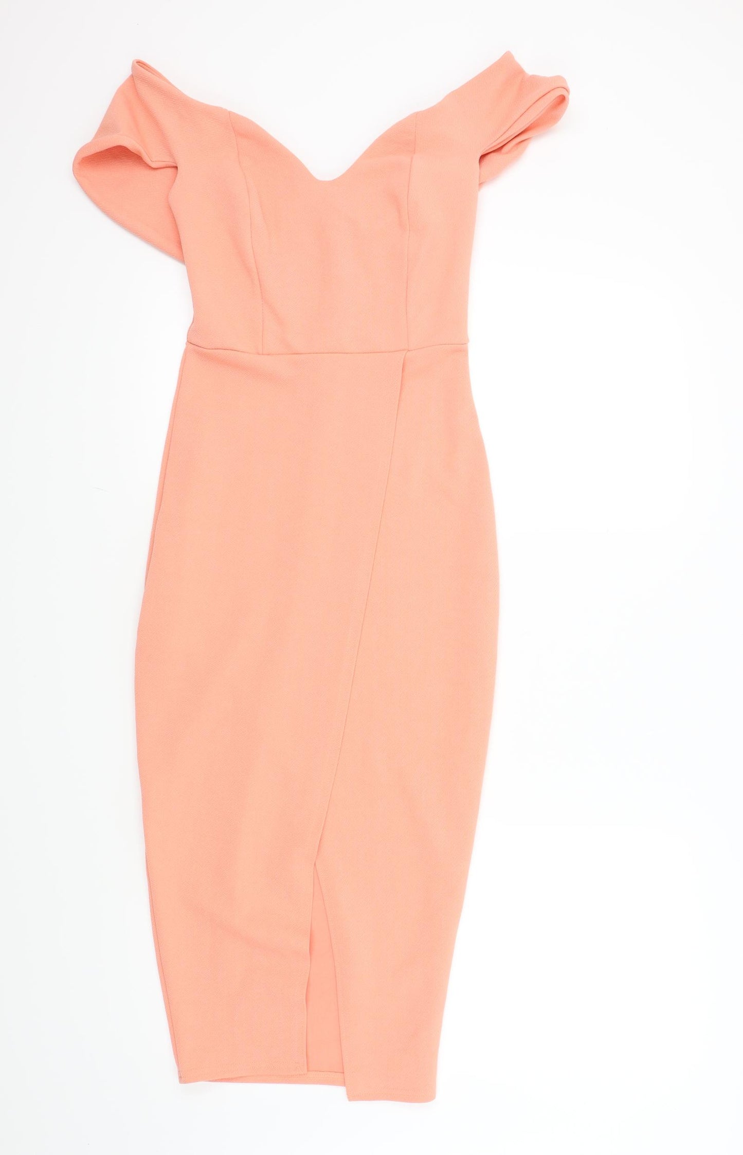 Boohoo Womens Pink Colourblock  A-Line  Size 10