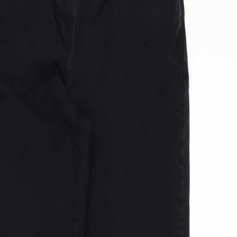 M&S Womens Black   Straight Jeans Size 34 in L27 in