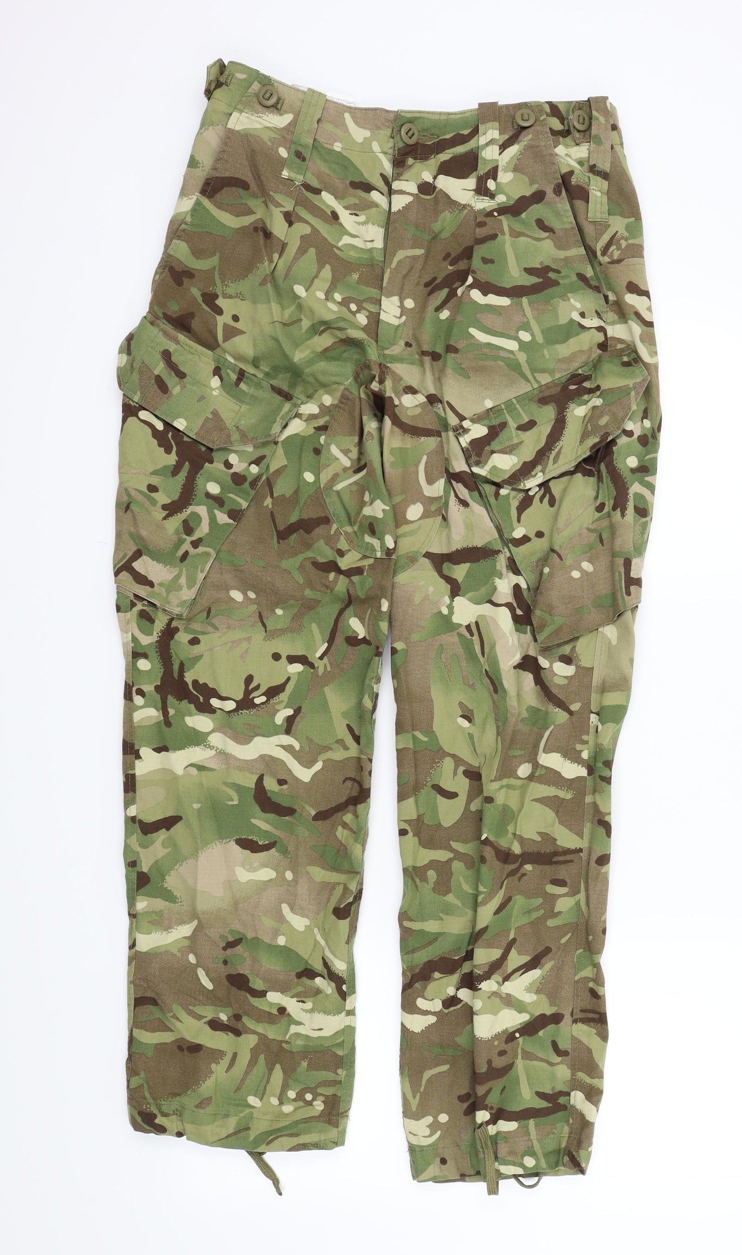 Preworn Mens Green Camouflage  Trousers  Size M