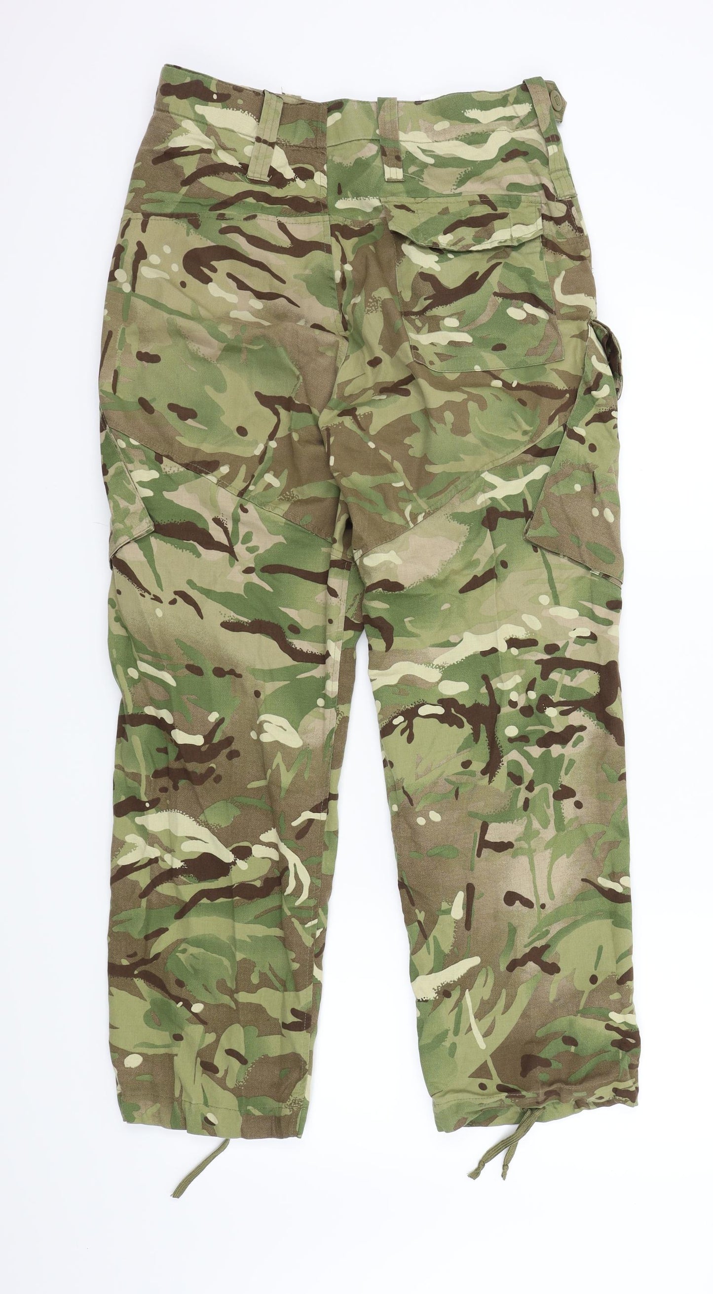 Preworn Mens Green Camouflage  Trousers  Size M