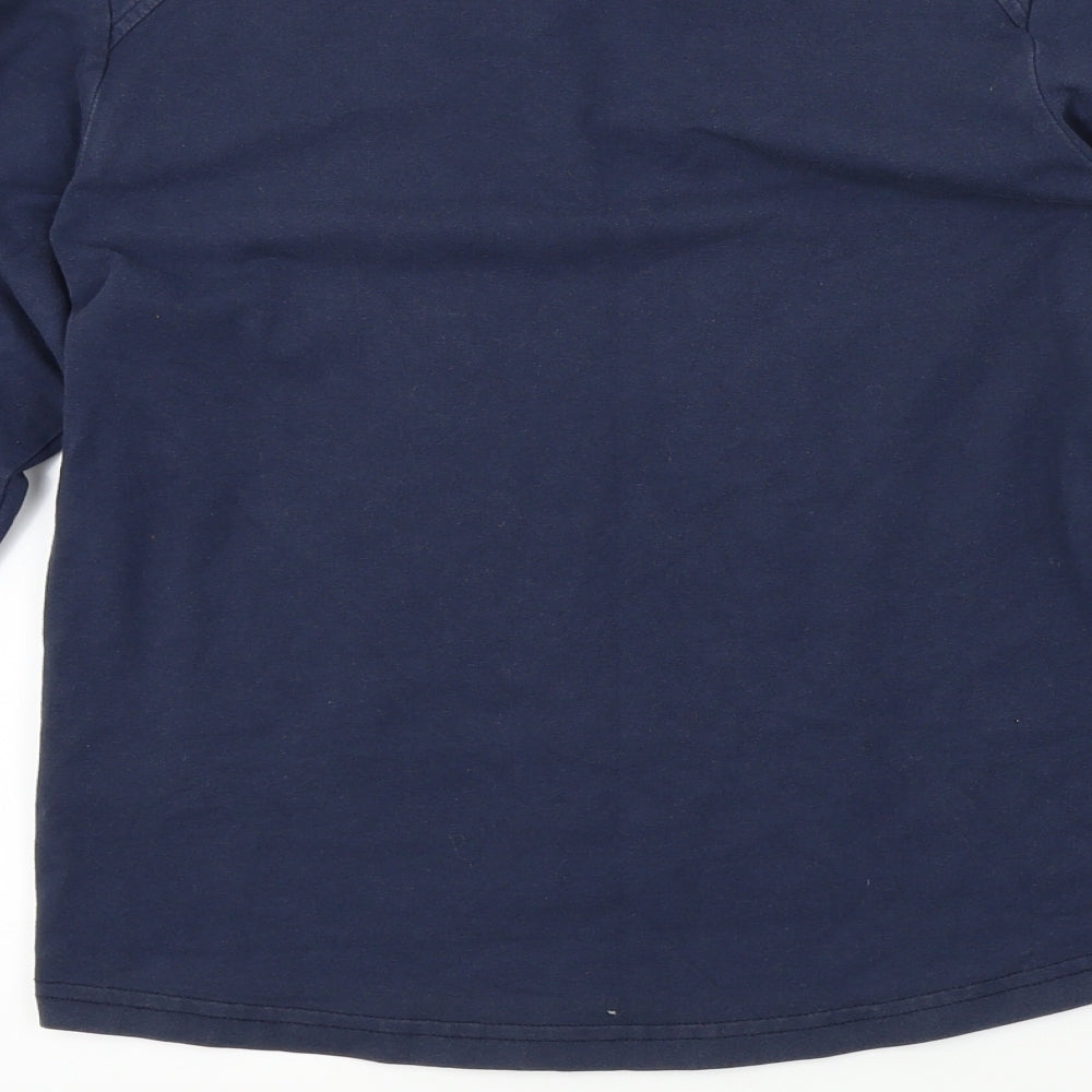 Nike Womens Blue Colourblock  Basic T-Shirt Size M