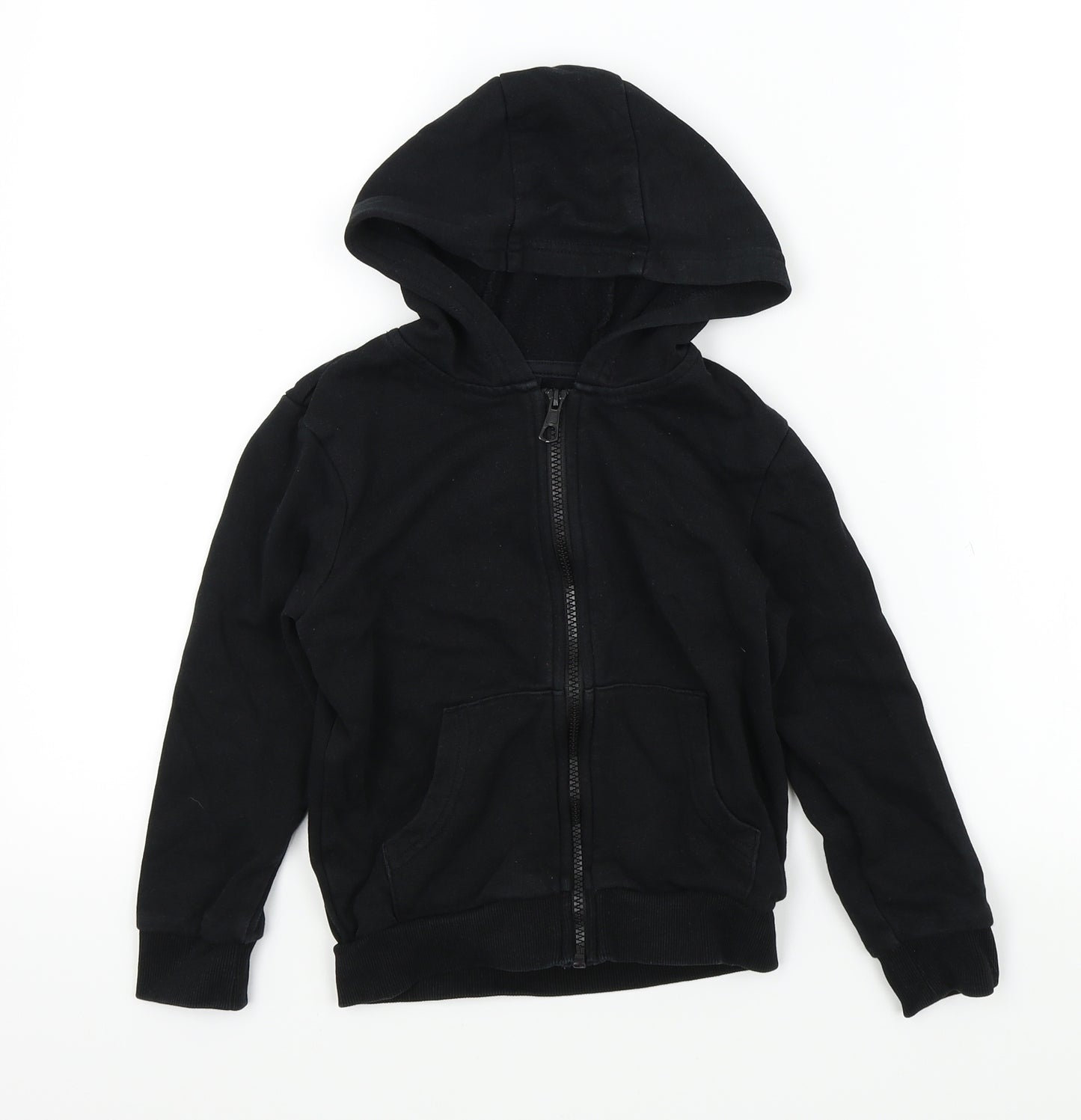 George Girls Black   Cardigan Hoodie Size 5-6 Years