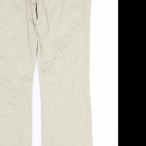 Marks and Spencer Womens Beige   Trousers  Size 14 L26 in