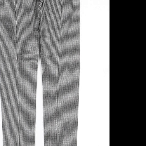 H&M Womens Grey Houndstooth  Jegging Leggings Size 8 L26 in