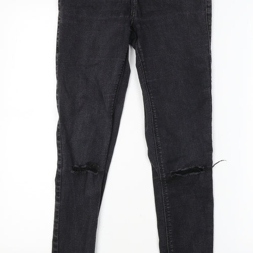 Topshop Womens Black  Denim Jegging Jeans Size 28 in L28 in