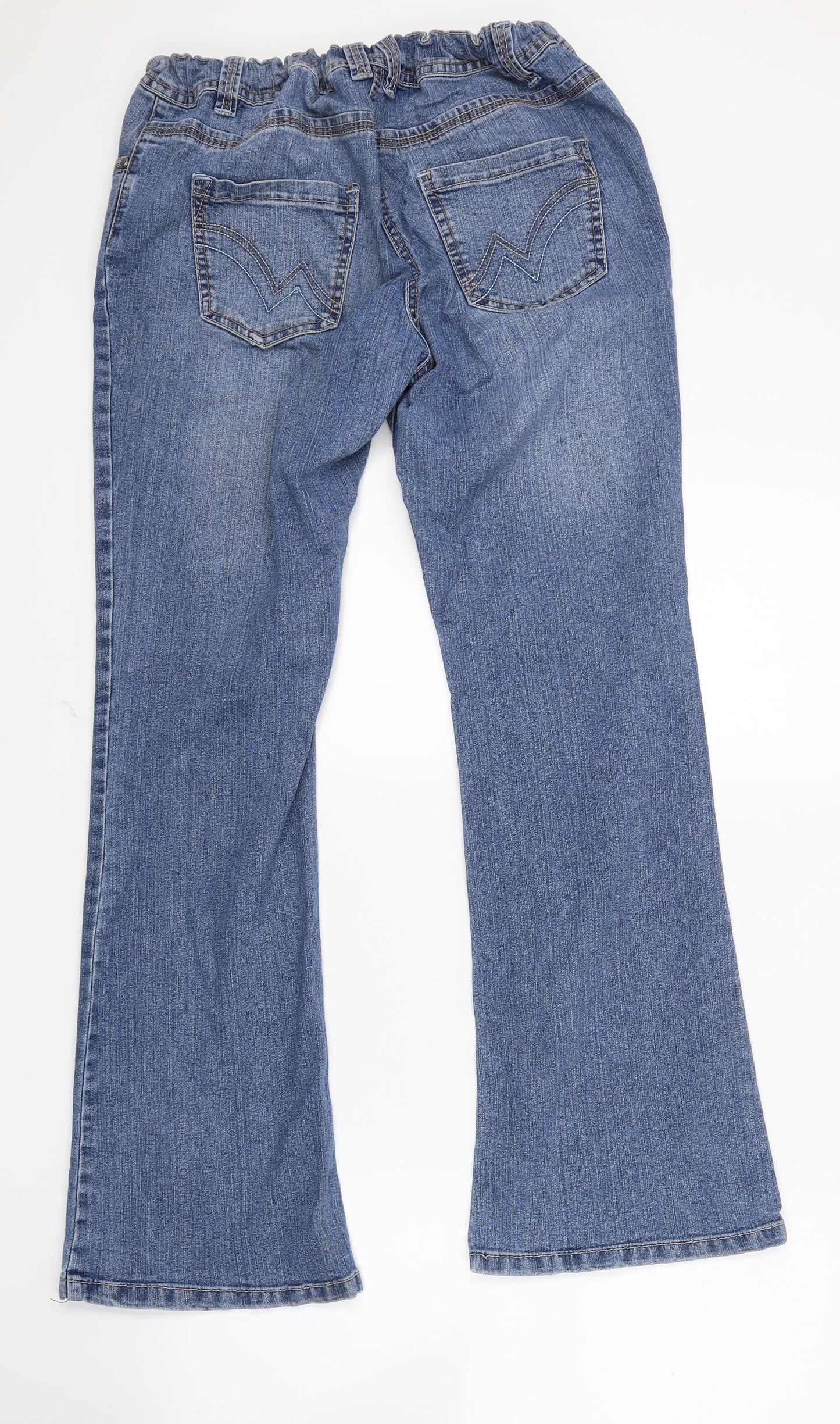 Dorothy Perkins Womens Blue  Denim Bootcut Jeans Size 12 L29 in