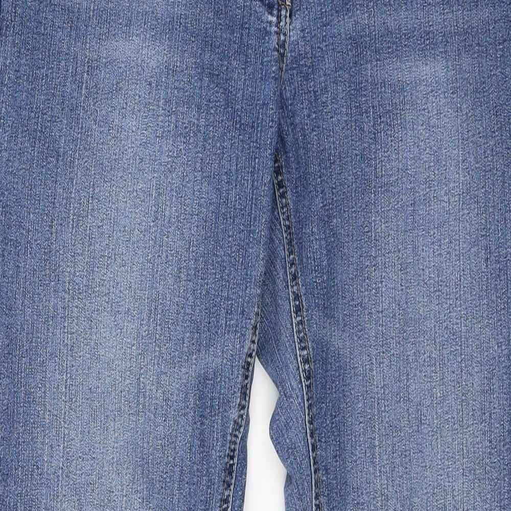 Dorothy Perkins Womens Blue  Denim Bootcut Jeans Size 12 L29 in