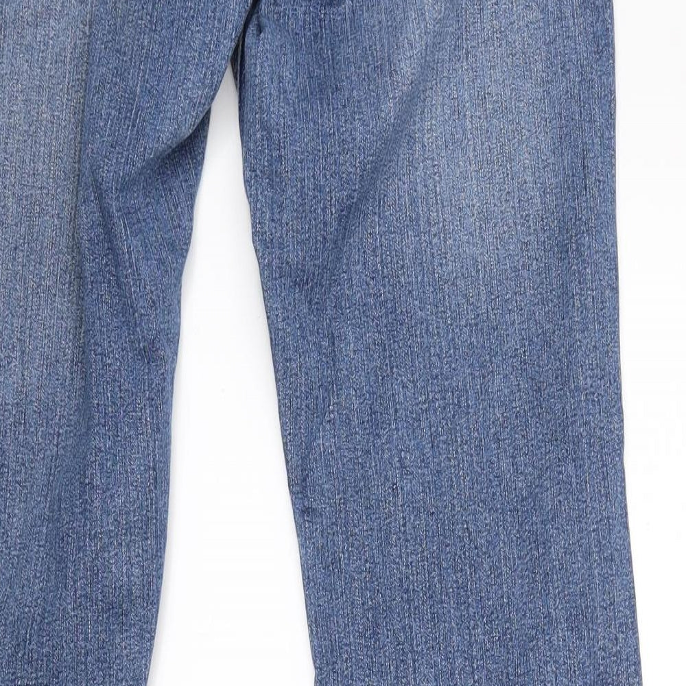 Dorothy Perkins Womens Blue  Denim Bootcut Jeans Size 12 L29 in