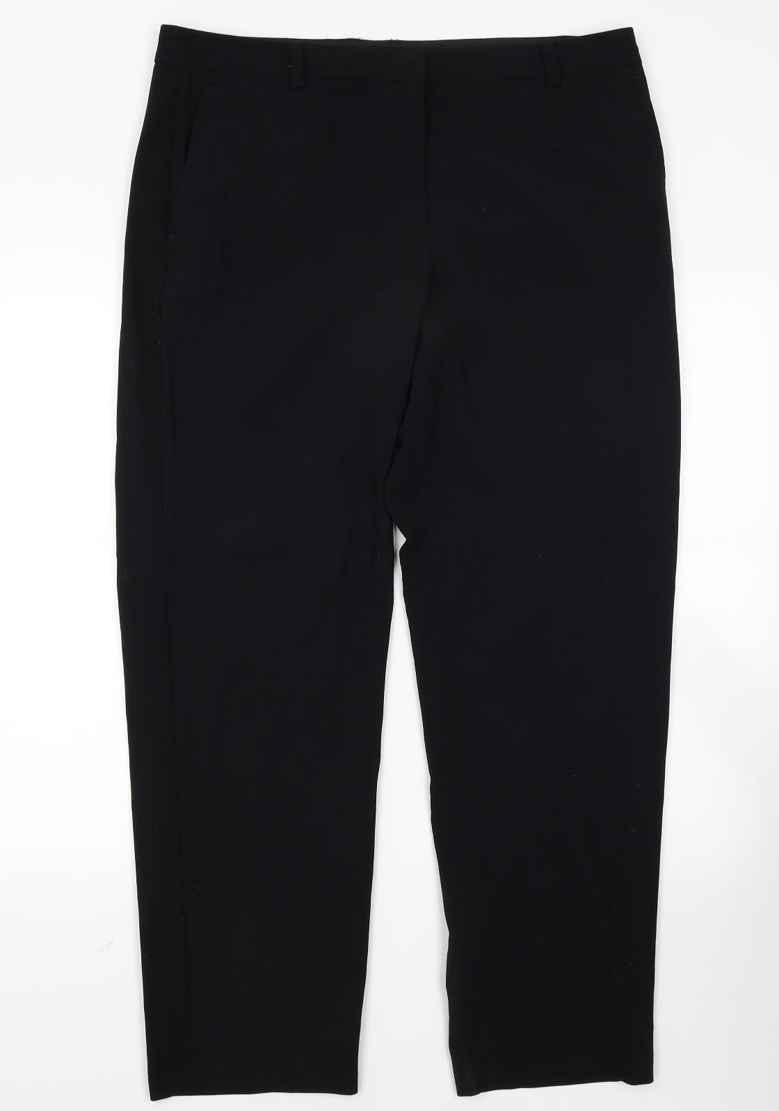 Marks and Spencer Womens Black   Trousers  Size 16 L28 in