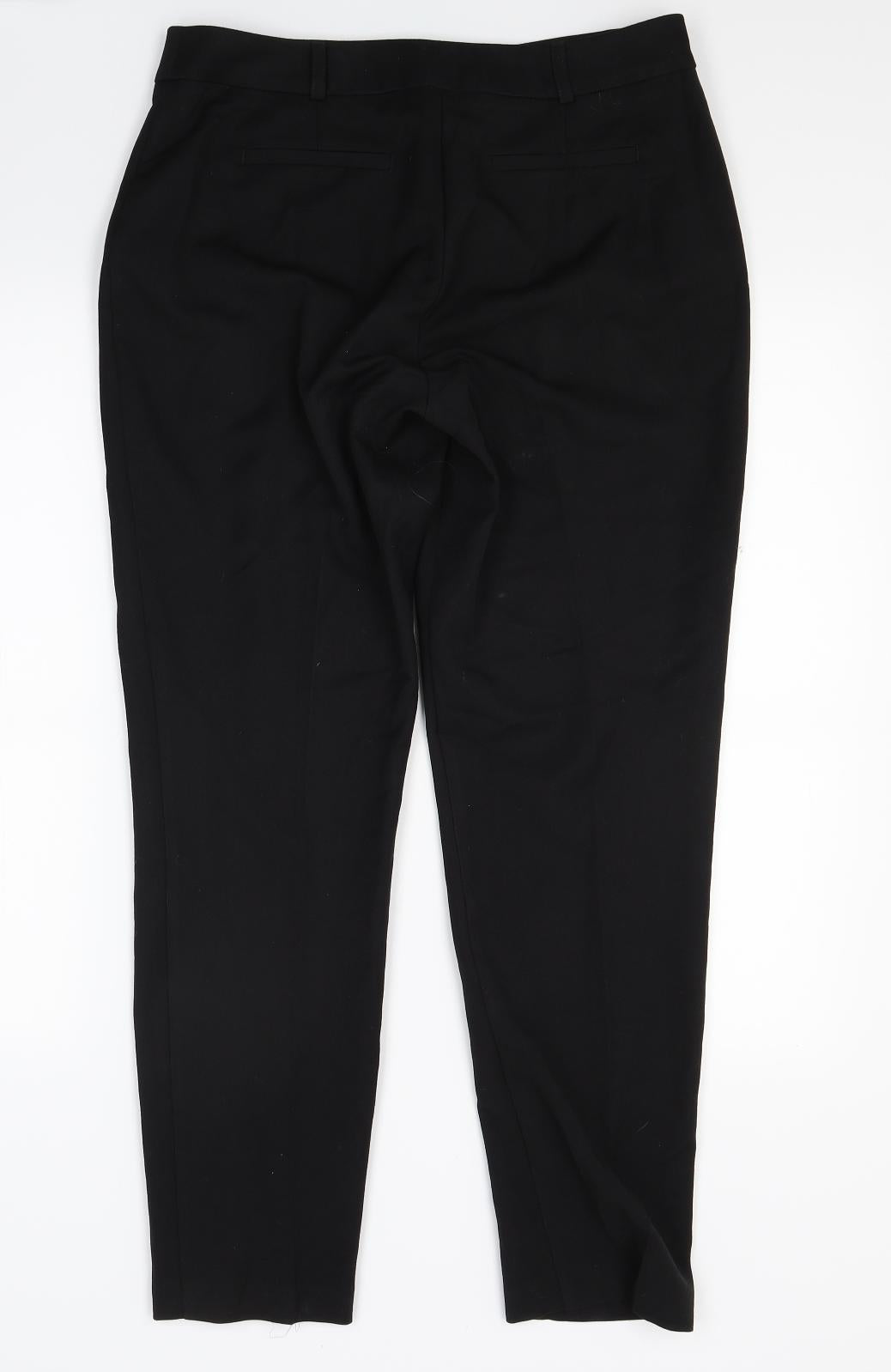 Wallis Womens Black   Trousers  Size 12 L28 in