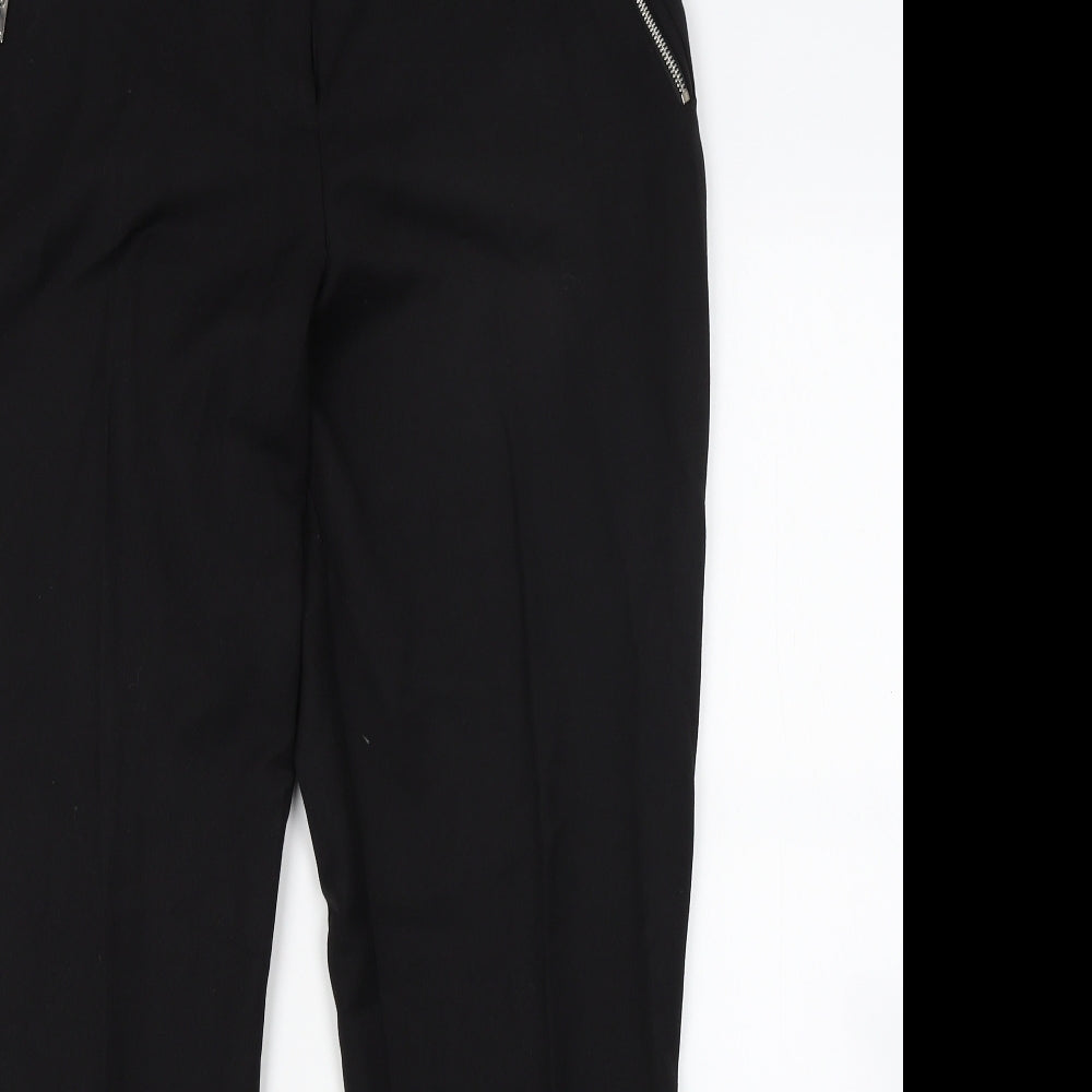 Wallis Womens Black   Trousers  Size 12 L28 in