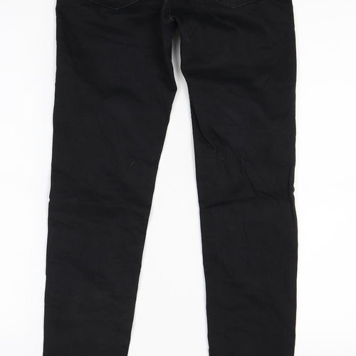 H&M Womens Black  Denim Skinny Jeans Size 6 L28 in