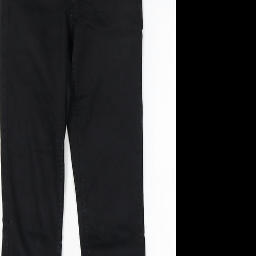 H&M Womens Black  Denim Skinny Jeans Size 6 L28 in