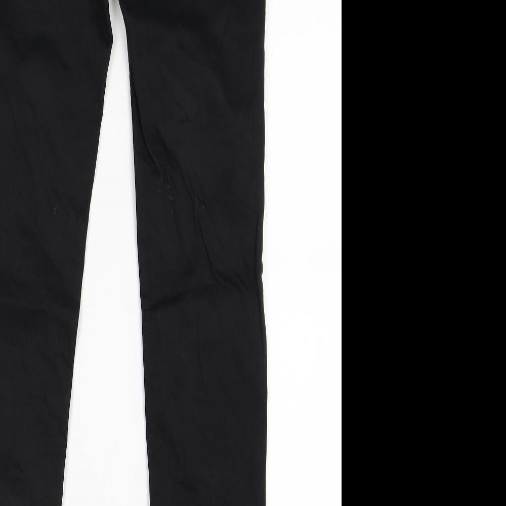 H&M Womens Black  Denim Skinny Jeans Size 6 L28 in