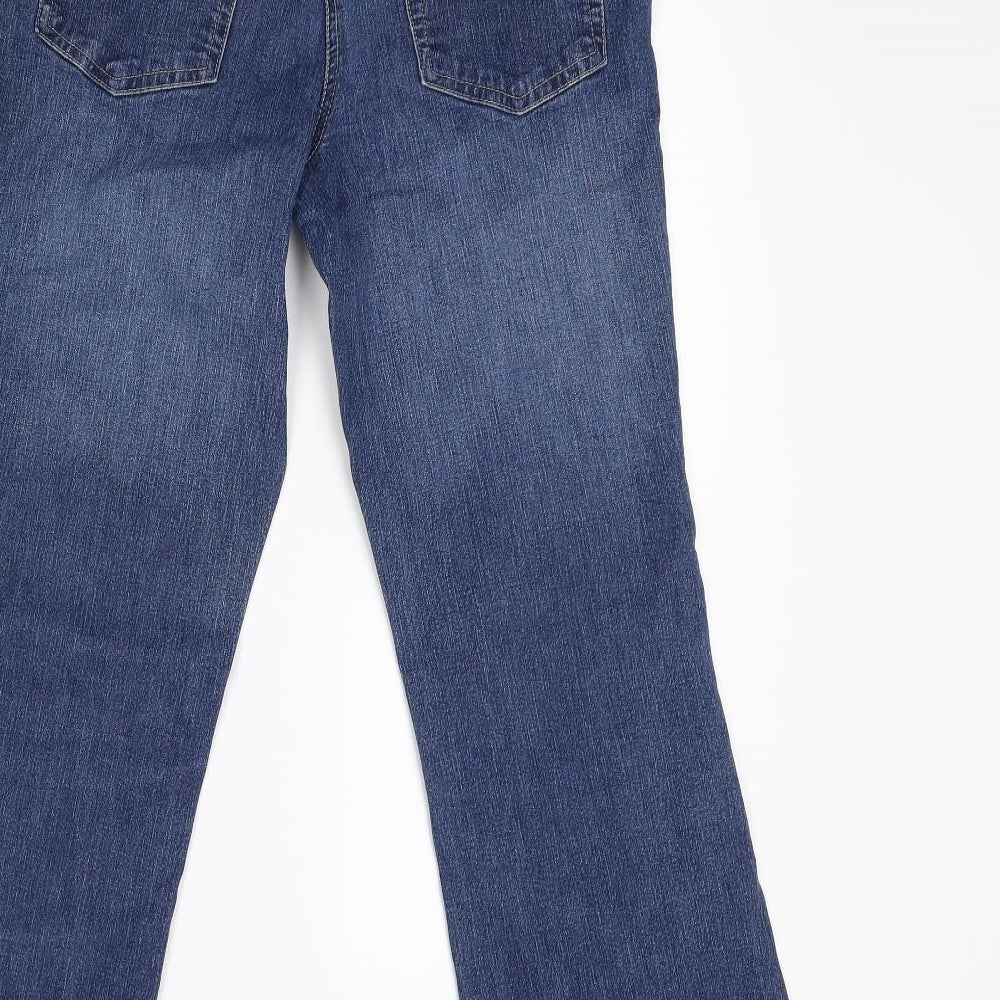 Papaya Womens Blue  Denim Bootcut Jeans Size 12 L25 in