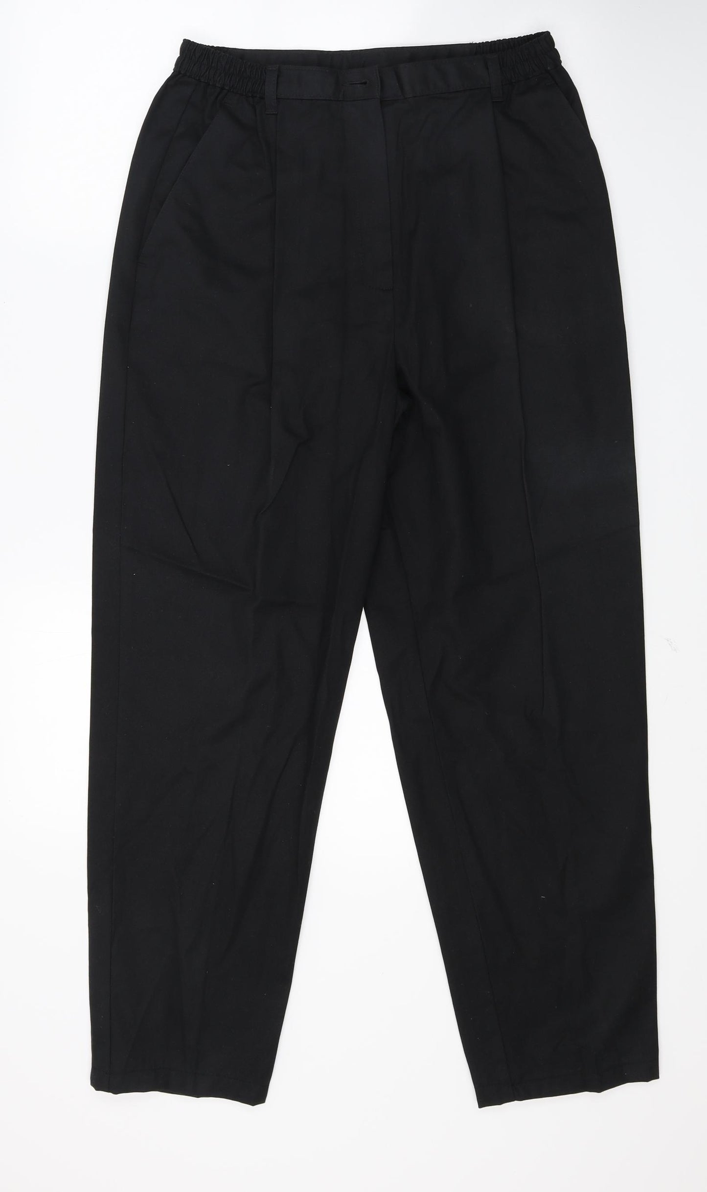 Marks and Spencer Womens Black   Trousers  Size 14 L27 in