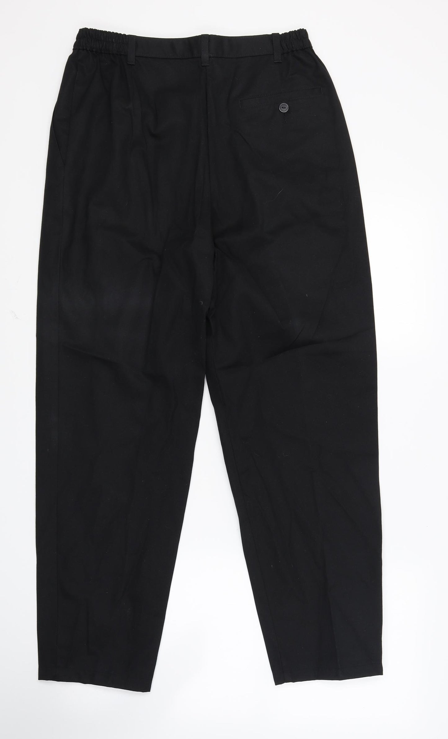 Marks and Spencer Womens Black   Trousers  Size 14 L27 in