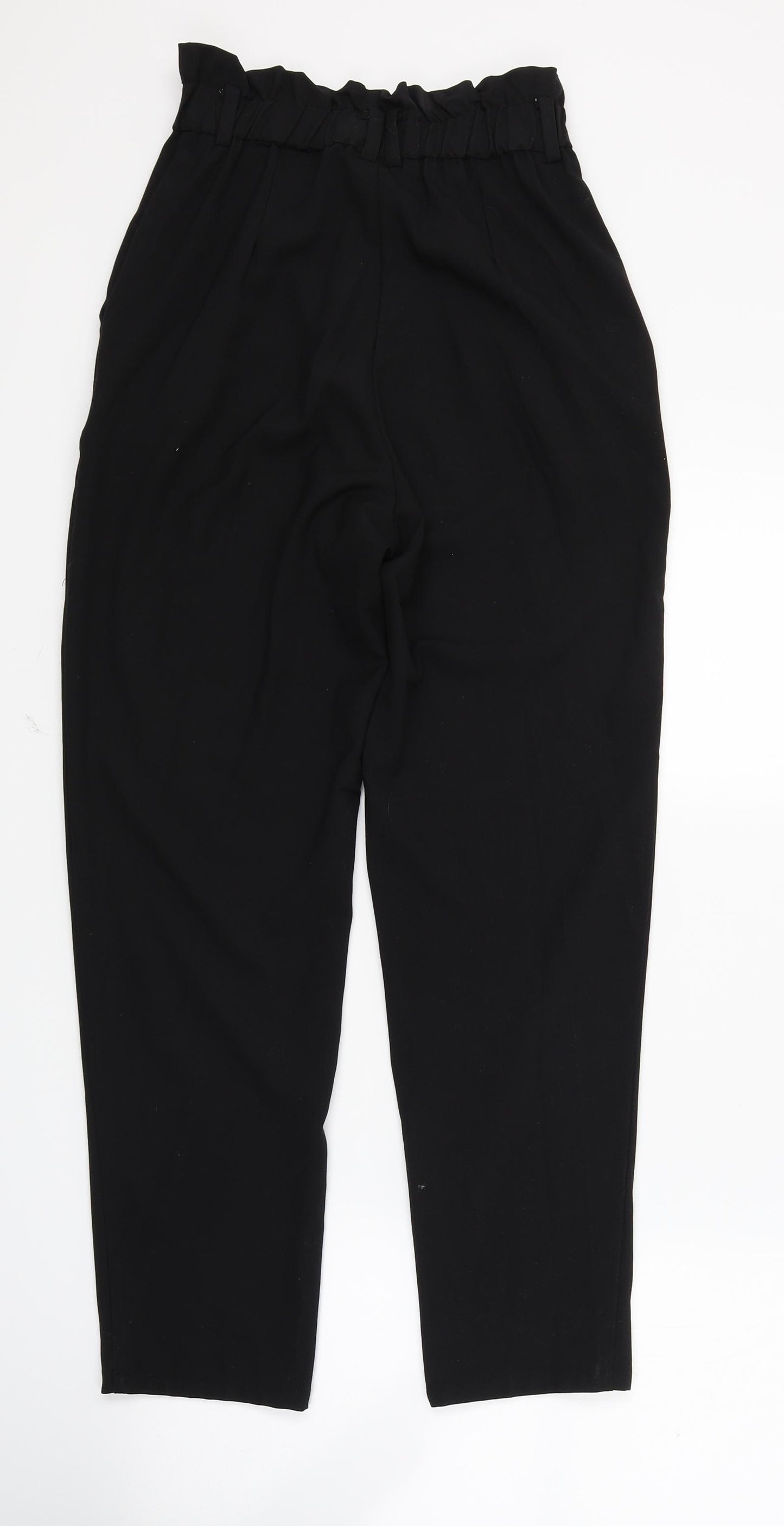 H&M Womens Black   Trousers  Size 8 L25 in