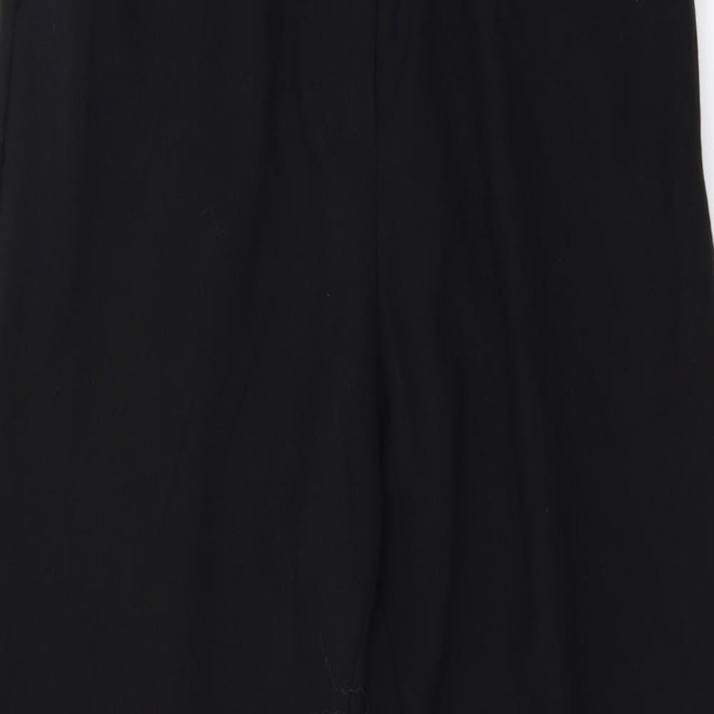 H&M Womens Black   Trousers  Size 8 L25 in