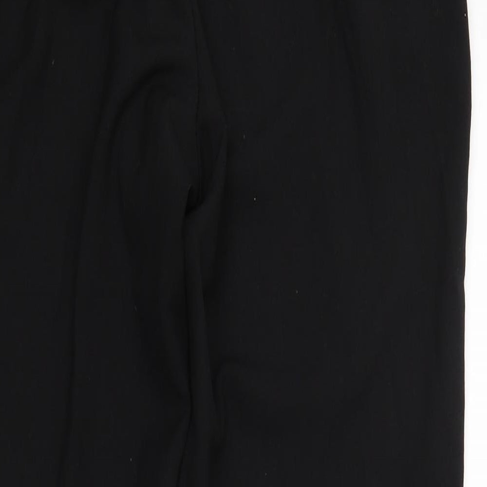 H&M Womens Black   Trousers  Size 8 L25 in