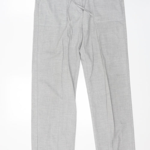 For Women Womens Grey   Trousers  Size 12 L29 in