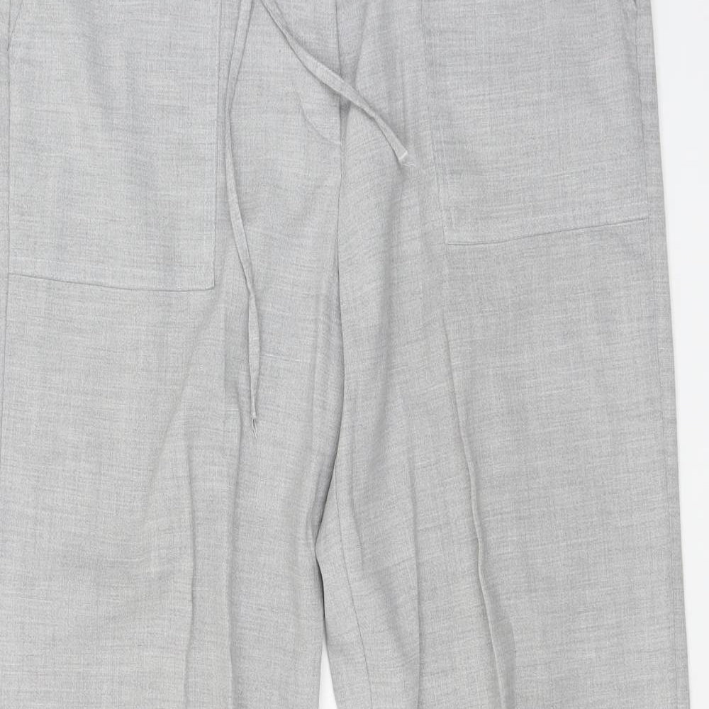 For Women Womens Grey   Trousers  Size 12 L29 in