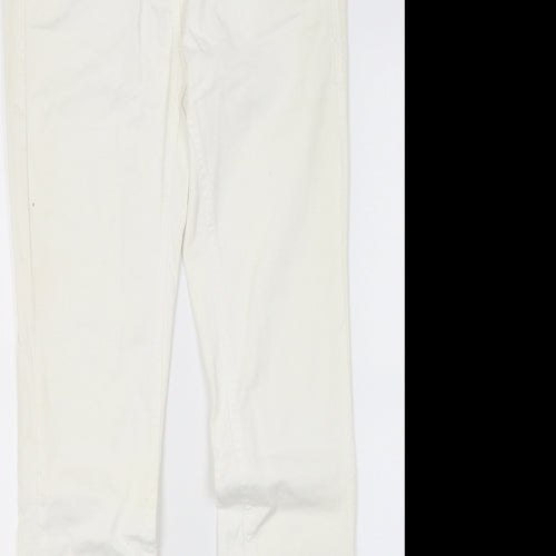 NEXT Womens White  Denim Skinny Jeans Size 6 L29 in