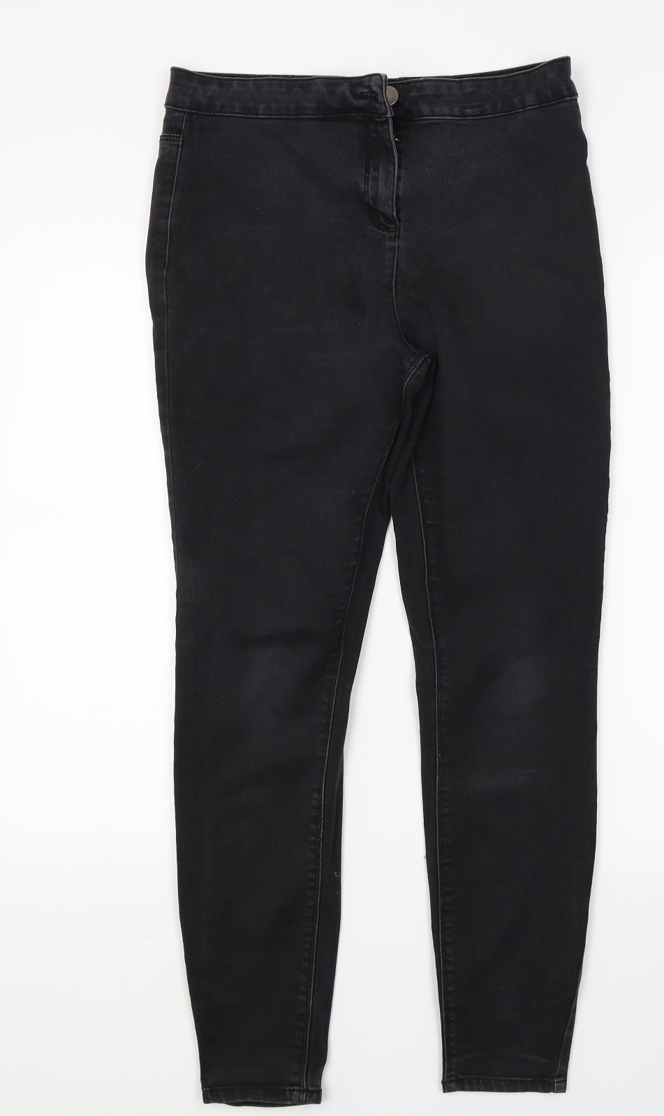 Papaya Womens Black  Denim Jegging Jeans Size 12 L27 in