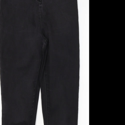Papaya Womens Black  Denim Jegging Jeans Size 12 L27 in