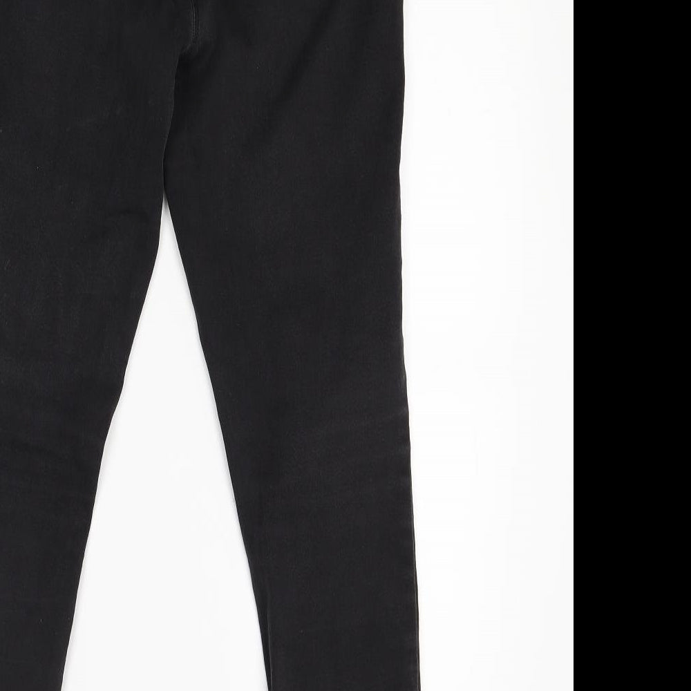 Papaya Womens Black  Denim Jegging Jeans Size 12 L27 in