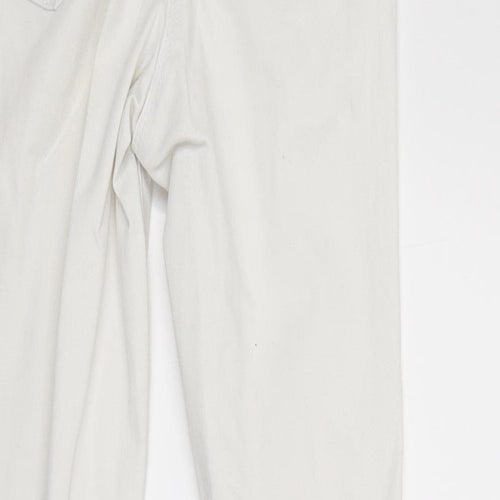 Primark Womens White  Denim Skinny Jeans Size 8 L25 in