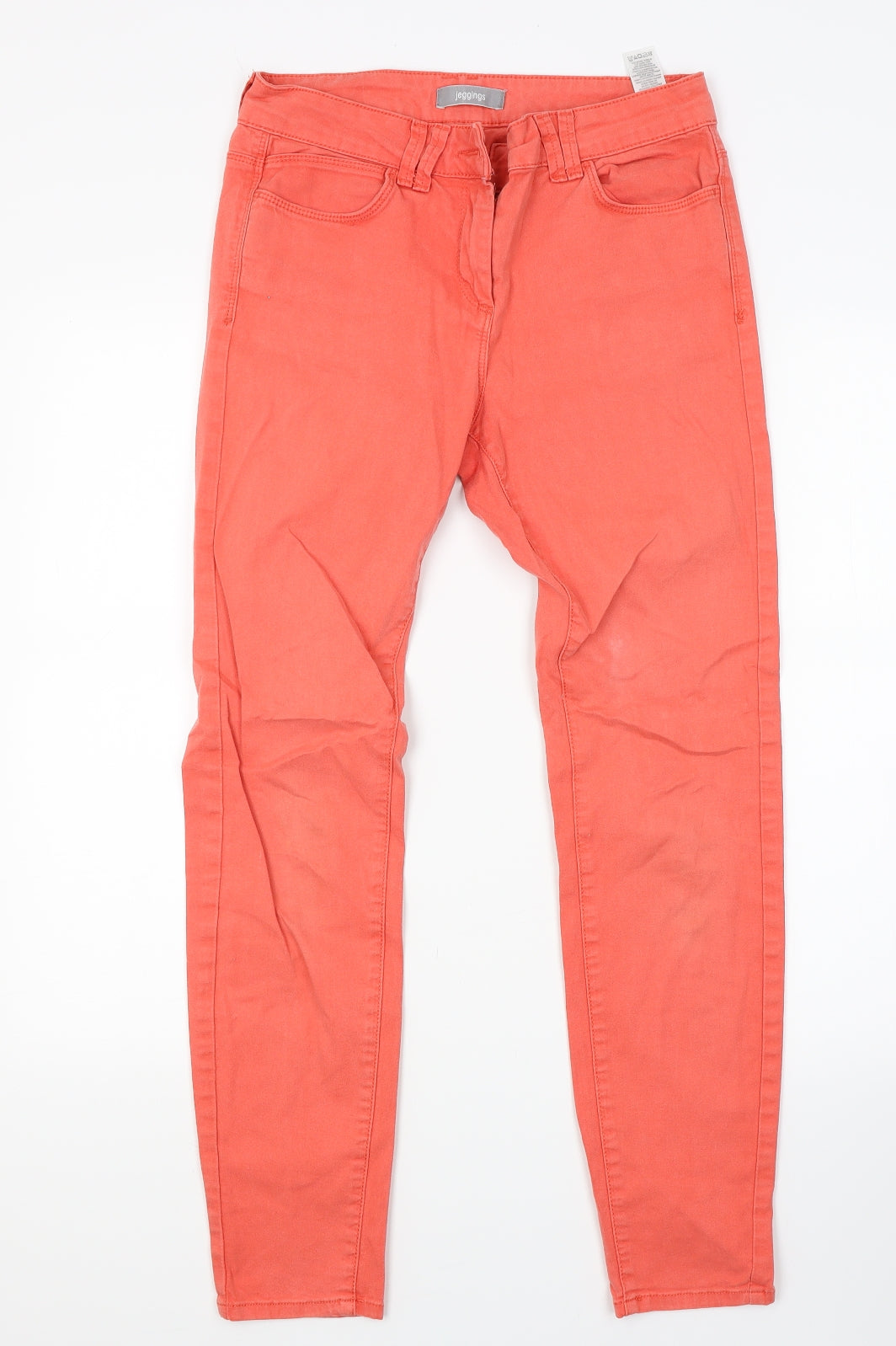 Marks and Spencer Womens Orange  Denim Skinny Jeans Size 10 L27 in