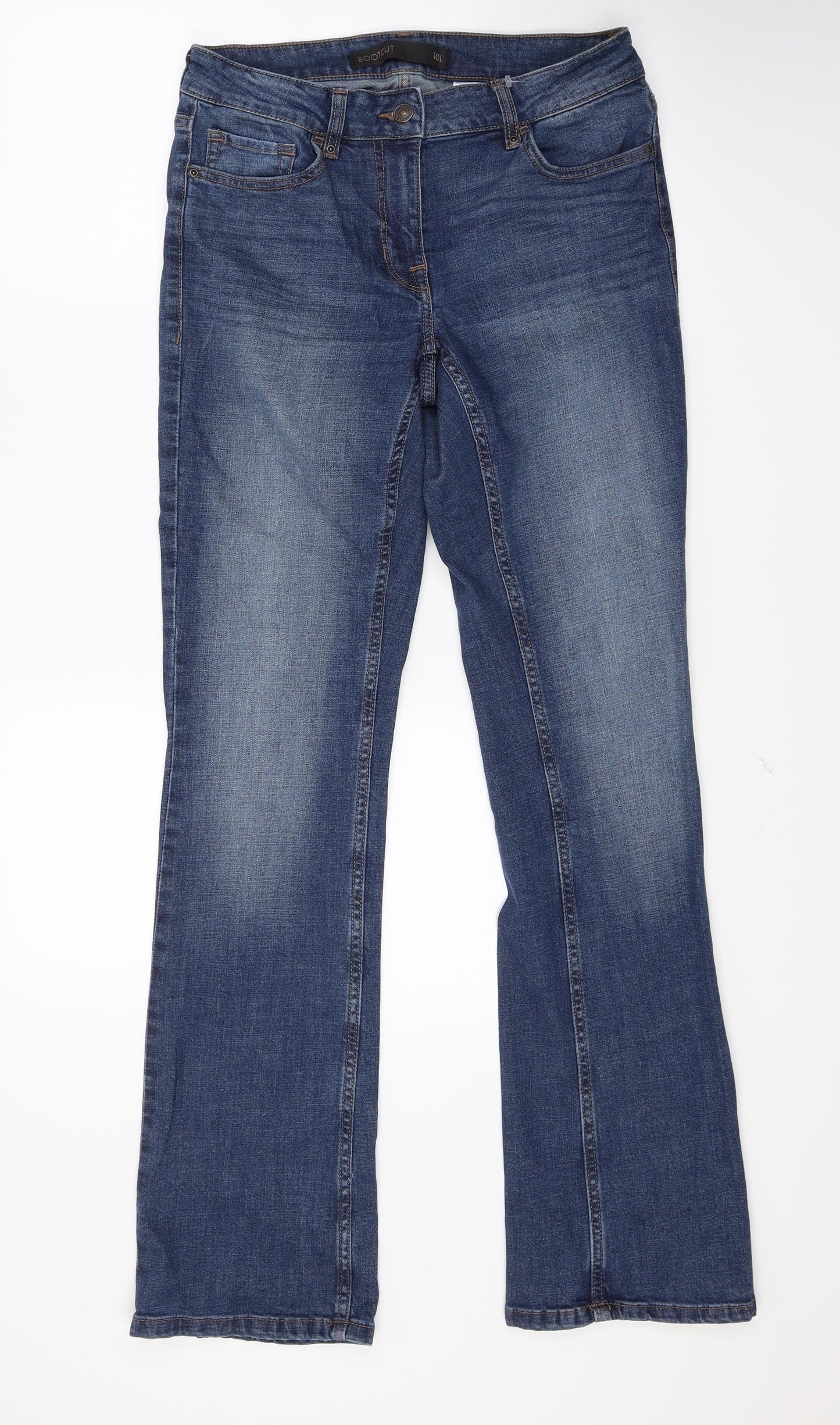 NEXT Womens Blue  Denim Bootcut Jeans Size 10 L29 in