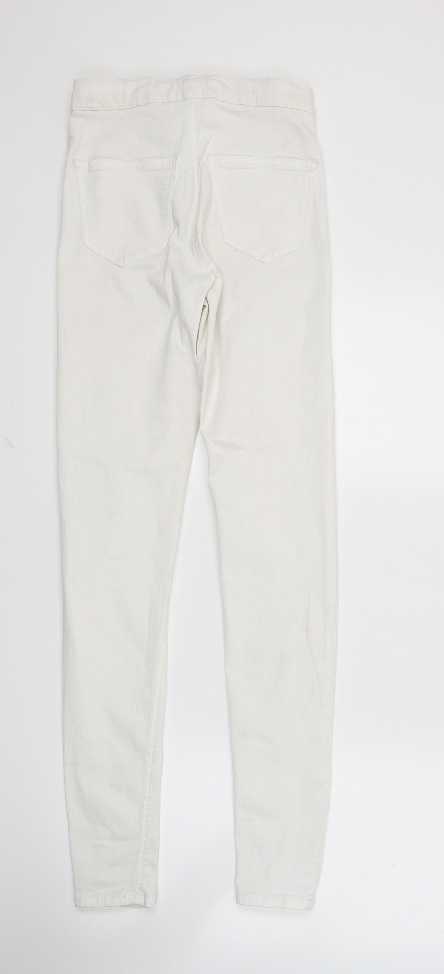 Topshop Womens White  Denim Jegging Jeans Size 26 in L29 in