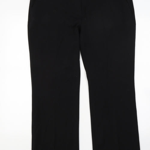 Marks and Spencer Womens Black   Trousers  Size 14 L25 in