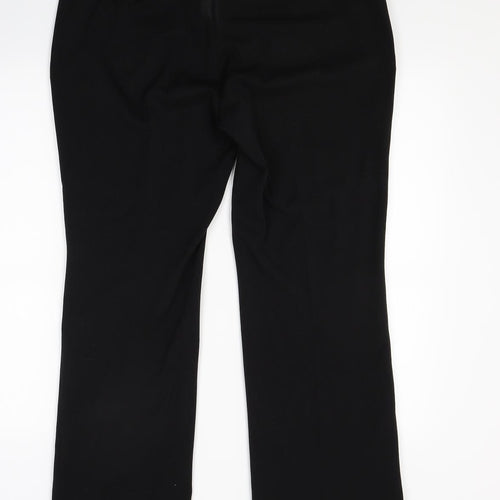 Marks and Spencer Womens Black   Trousers  Size 14 L25 in