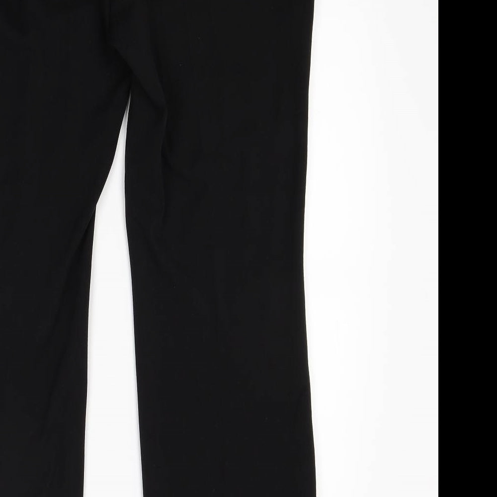 Marks and Spencer Womens Black   Trousers  Size 14 L25 in