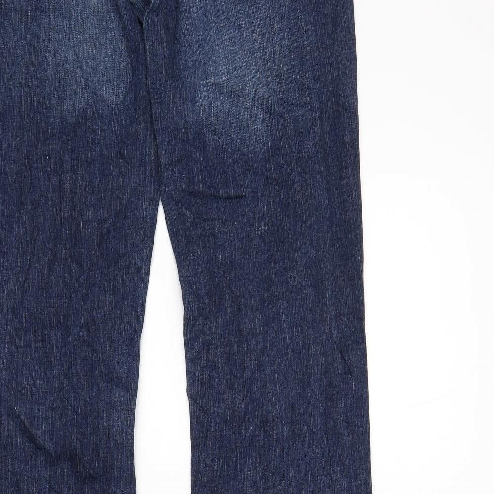 Trf Womens Blue  Denim Straight Jeans Size 8 L32 in