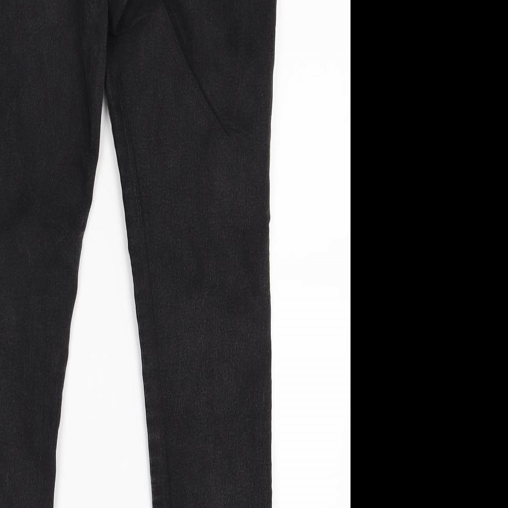 Dorothy Perkins Womens Black  Denim Skinny Jeans Size 12 L28 in